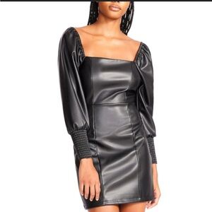Betsy Johnson Leather Dress